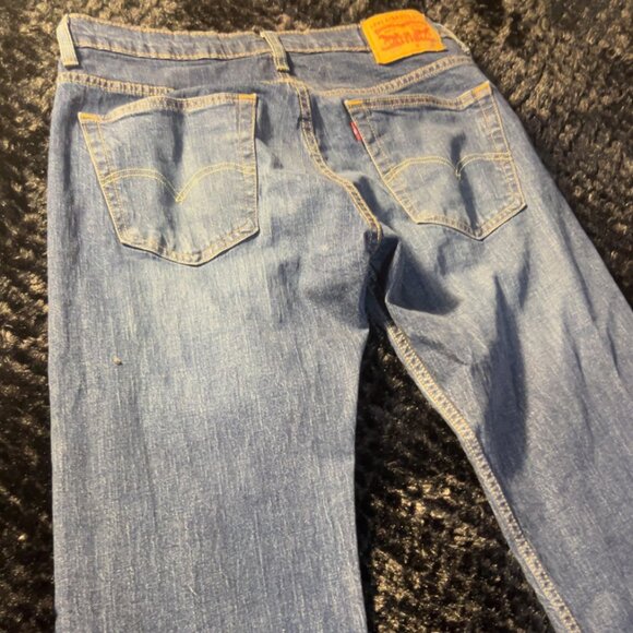 Levi’s 569 Loose Straight Baggy Jeans W32 L32 Blue Y2K Streetwear - Picture 5 of 6